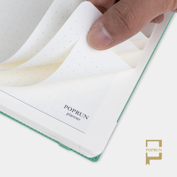 OEM Green Medium Academic Planner With Monthly And Weekly Schedule