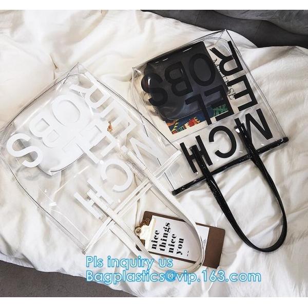 popular big handbags PVC printing women bag, Shoulder Bags Popular Women Beach Bags, shoulder designer luxury designer h