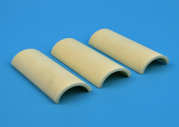 Quality Customized Half Round Ceramic Tube / Protective Sleeve For Security Equipment for sale