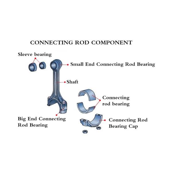 Small End Bearing & Big End Bearing 6D108 For Komatsu High Performance