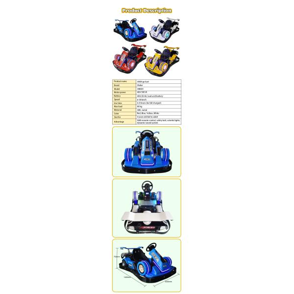 Electric Remote Control Drift Go Kart Kids Safe And Secure Electric Go Karts 30 KM/H