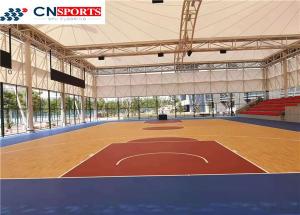 China Rubber Synthetic Basketball Court Flooring IAAF Anti Slip on sale