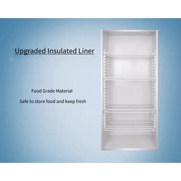 520W LED Commercial Supermarket Refrigerator 1200L With Three Glass Door