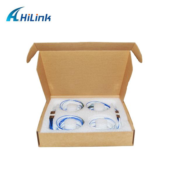 Single Mode PLC Fiber Optic Splitter Mini 1X8 Steel Tube 0.9mm Without Connector