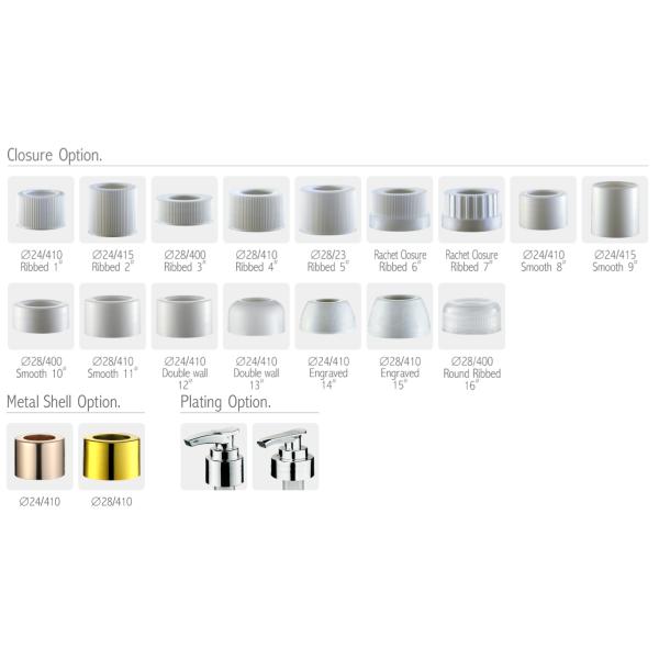 JY327-03 Shampoo Replacement Pump For Ceramic Soap