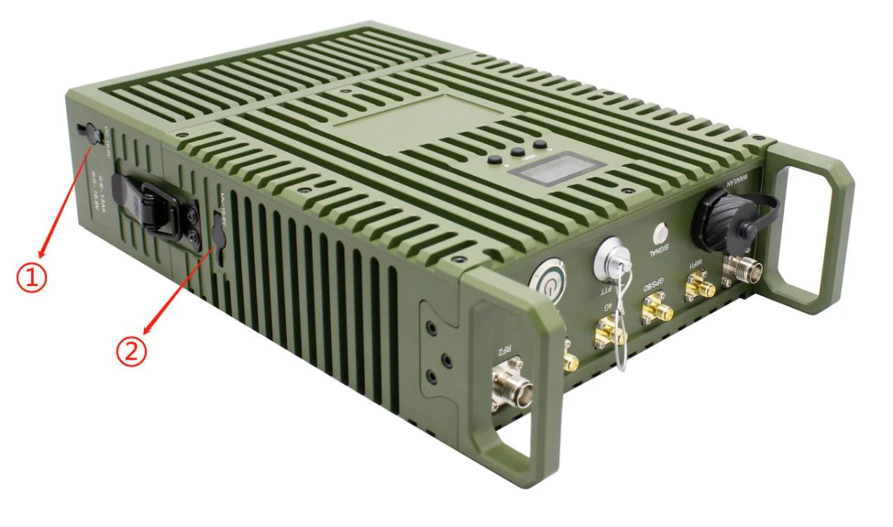 Backpack Ship Mounted Video Data Link MESH Communication System with High Power and 2T2R Channel