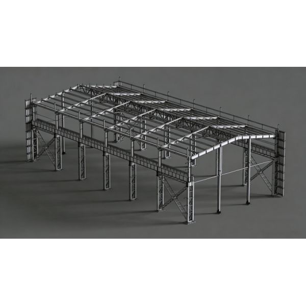 Recyclable Fireproof Warehouse Prefabricated Buildings Steel Structure