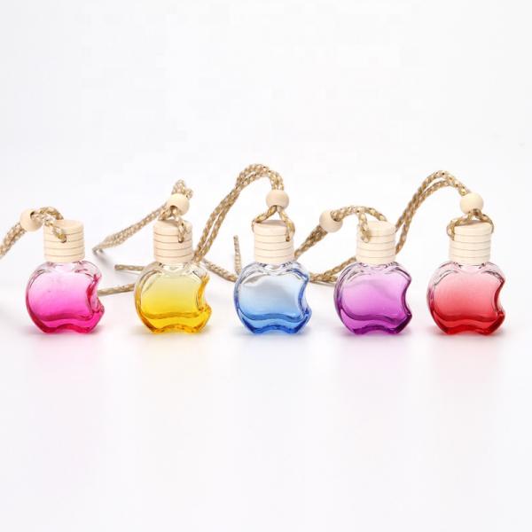 Apple Shaped Glass Perfume Bottles Car Diffuser Bottle Pilfer - Proof