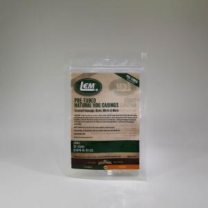 Buy cheap Transparent Material Printed Custom Size Three Side Seal Bagwith Zipper Food Grade Packaging Bag For Natural Hog Casings product