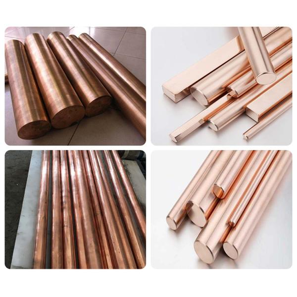Customized Beryllium Copper Bar Rod C1100 Rod With High Hardness