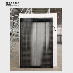 High Reliability Transparent LED Mesh Excellent Visual Effect Smooth Displaying