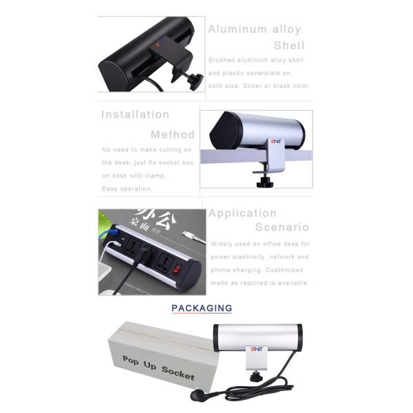 movable desk socket mounting tabletop socket