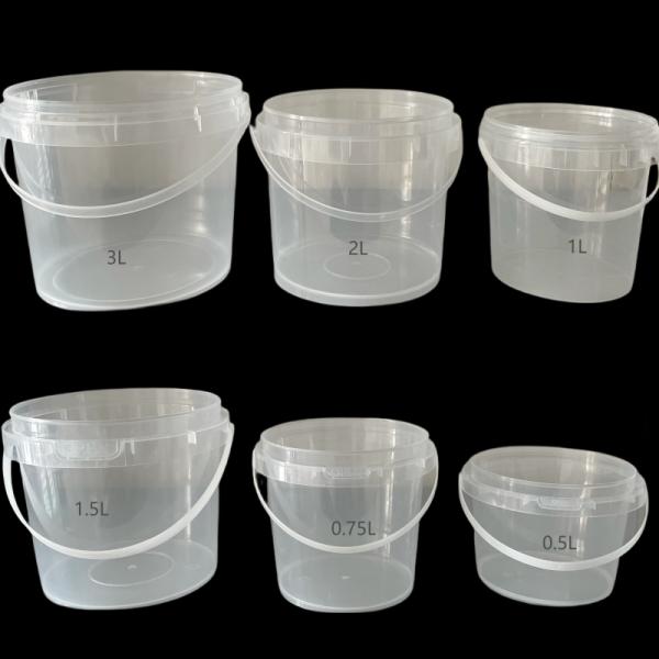 20L 25L Plastic Buckets With Lids And Handle for Packing Bucket Container Supply