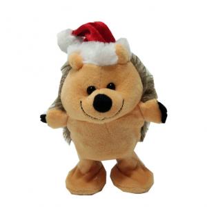 Buy cheap 5.91in 15cm Christmas Reindeer Stuffed Animal Hedgehog Dog Toy Walking BSCI product