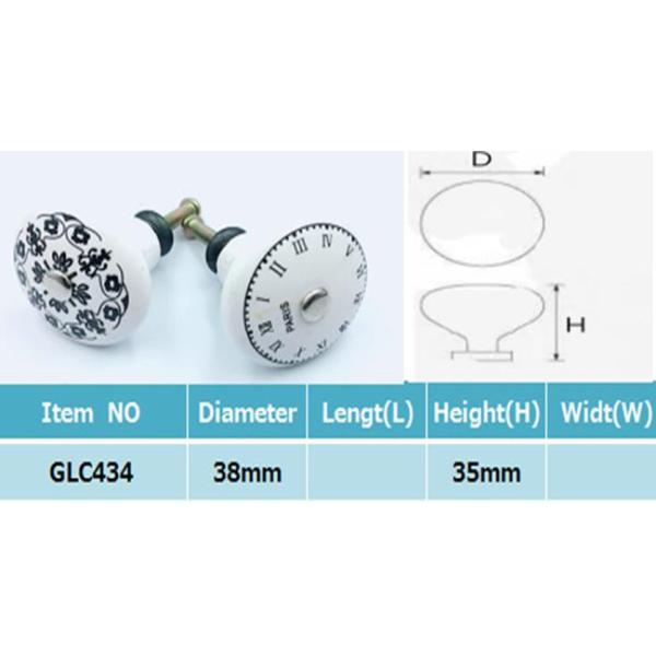Cabinet Porcelain Handles And Knobs Zinc Dresser Handles Pattern Ceramic Furniture Handles