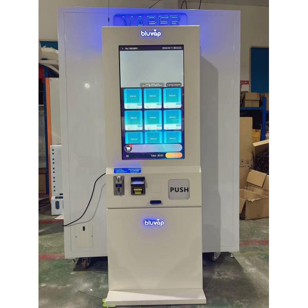 24 Hours Self Service Lipsticks Vending Machines Stand Alone With 32" Digital Touch Screen