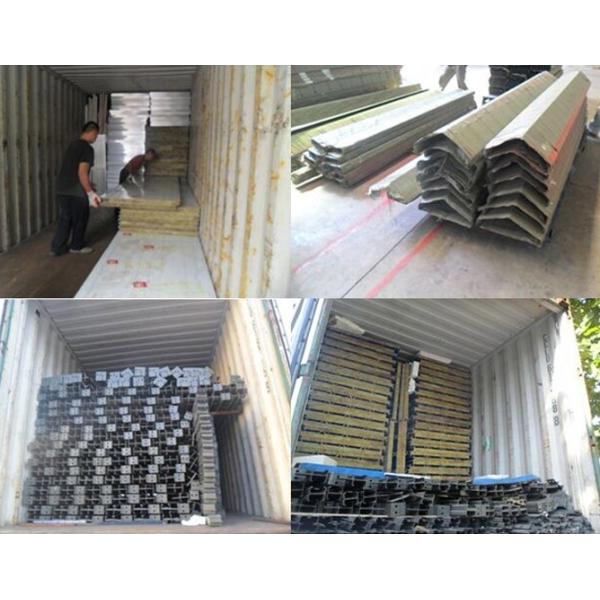 Low cost light steel frame prefab camp construction site accommodation house