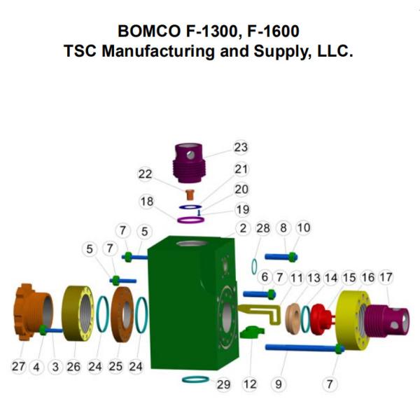 Rongsheng RS-W440 mud pump fluid end, Rongsheng F1600 mud pump liner, Rongsheng RS-F1300L mud pump piston, F1600 pump