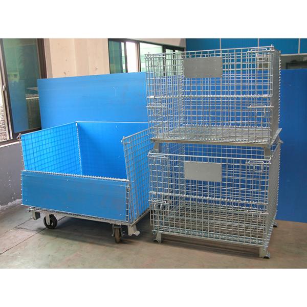 Workshop Metal Shelf Wire Mesh Storage Cages Easy To Inventory