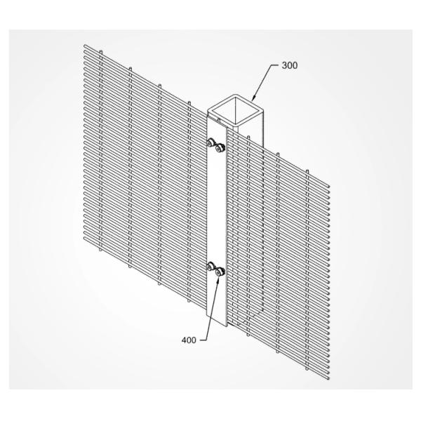 Anti Cut 358 Security Fence Green Powder Coated For University Facilities