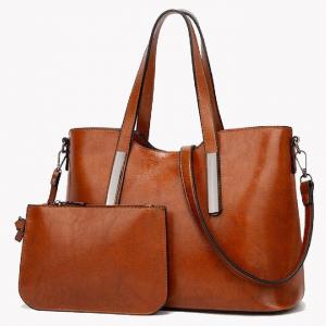 Buy cheap Retro Ladies PU Leather Tote Bag And Purse Set product