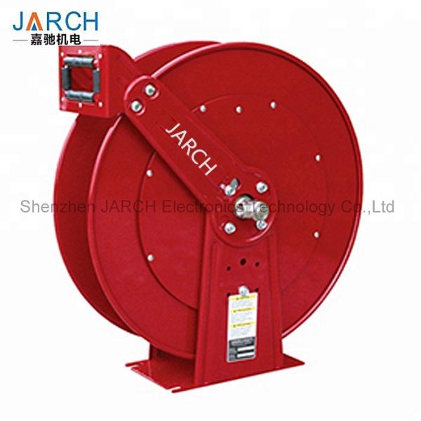Portable Retractable Hose Reel , Diesel Emissions Fluid Extension Cord Reel