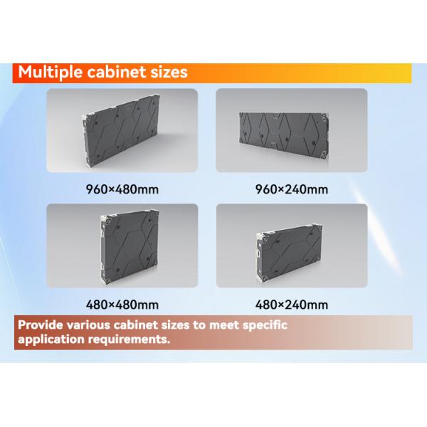 Customized RGB SMD LED Screen Video Wall P3.9 Full Color Advertising
