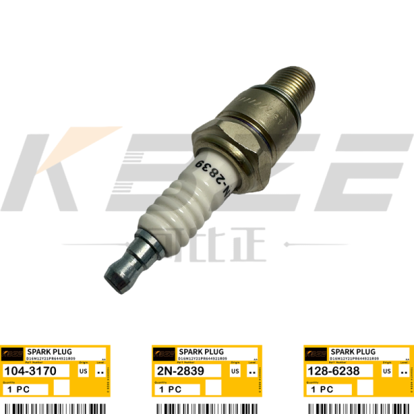 KBZE 2N-2839 CAT 104-3170 128-6238 SPARK PLUG REPLACE FOR G3304 G3306 G3406 G3408 G3412 ENGINE