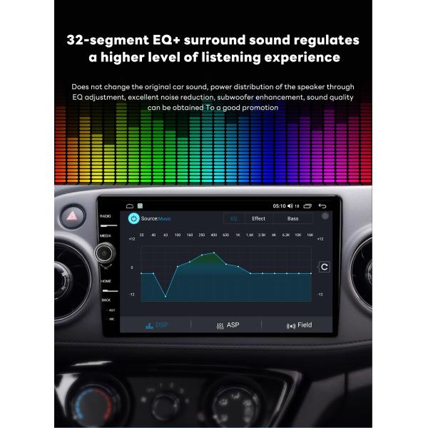 Universal 9inch 2DIN Android12 Car Multimedia Player with Stereo GPS Navigation DVD Video Carplay