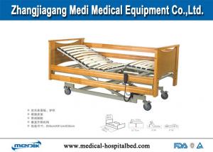 China Adjustable Home Care Beds With Central Locking Casters Remote Handset on sale