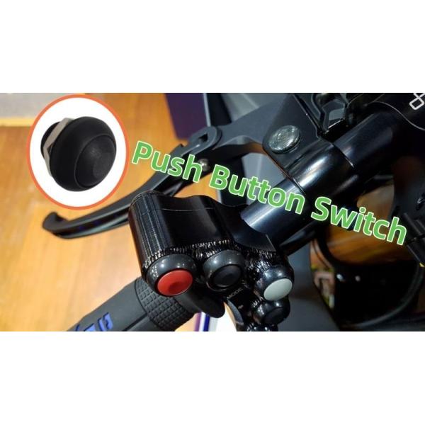 Threaded Bushing Automotive Push Button Starter Switch Momentary Sealed Surface Mount