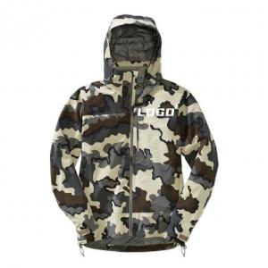 Buy cheap Custom Men lightweight jacket Waterproof Breathable Camouflage Fishing Rain Jacket Outdoor Camo Hunting Jacket product