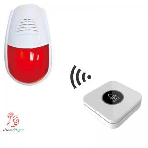China blue light touch emergency call button and sound and light out door alarm siren with strobe on sale