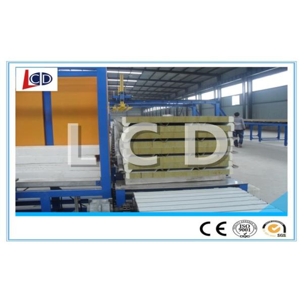 6.3MPa Hydraulic Pressure Continuous Sandwich Panel Line For Warm Keeping Panel