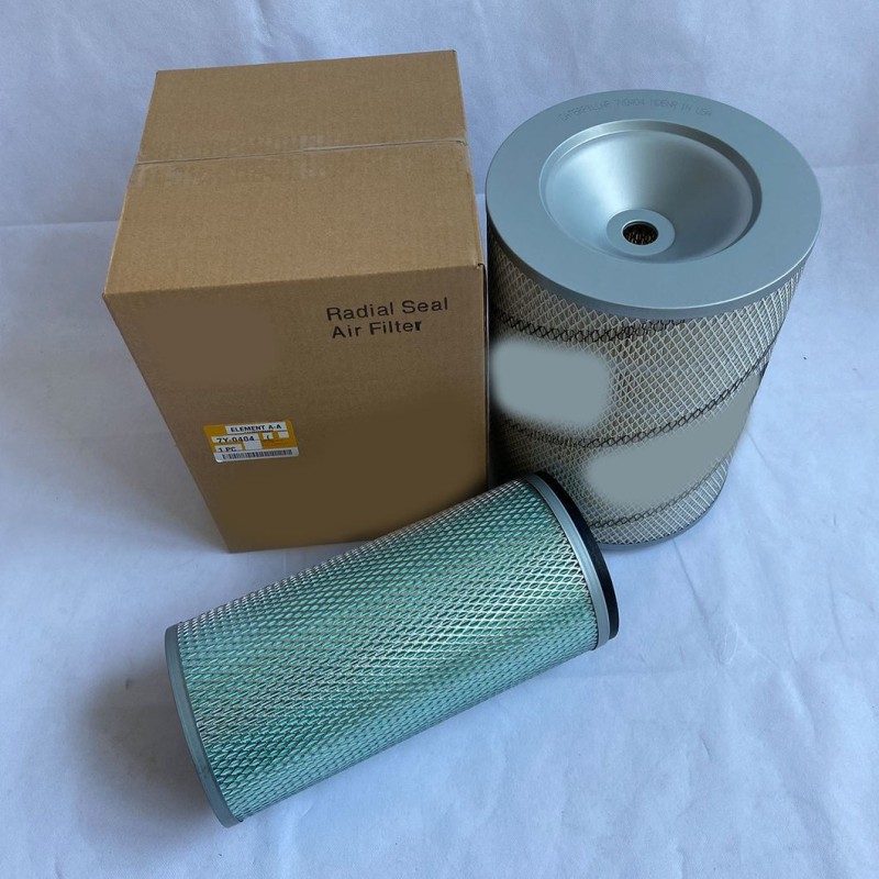 7Y-0404 Radial Seal Dual Air Filter Set CAT E320 E322 950B Loader