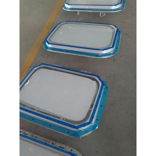 Marine Bolted Type Installation Aluminum Wheel House Marine Windows For Ships