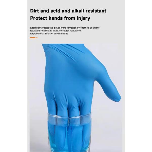 Disposable Medical Nitrile Gloves 7 Mil Plastic Powder Free