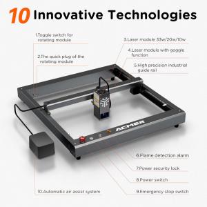 Buy cheap Industrial Laser Wood Engraving Machine 20W Laser Cutter Engraver product