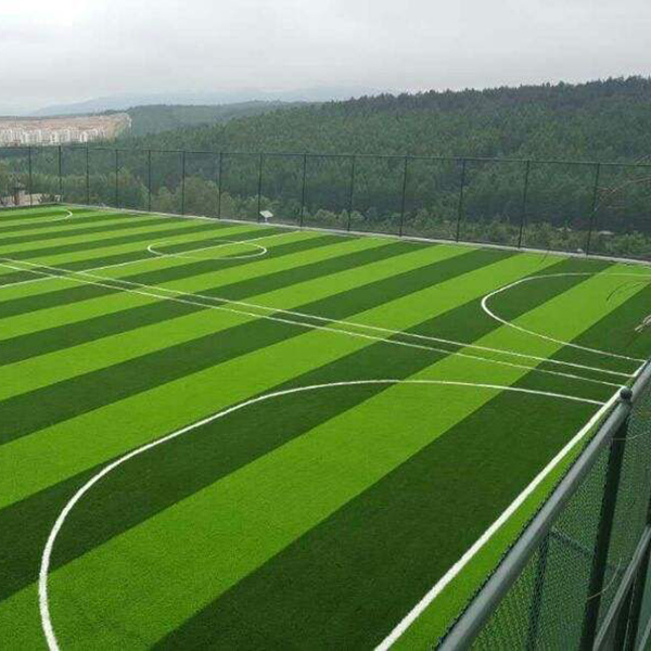 40 Mm - 60 Mm Outdoor Football Realistic Artificial Grass Mat Landscaping Real Looking