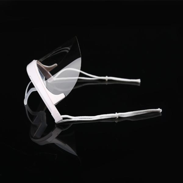 Fog Proof Ergonomic ABS PET Transparent Mouth Cover