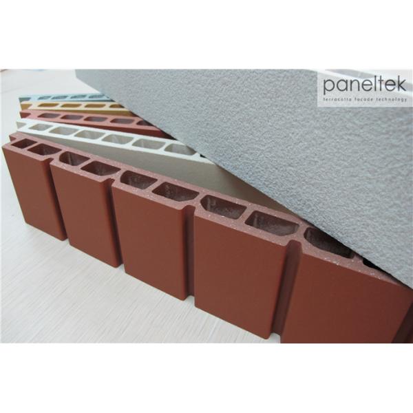 Various Shape Terracotta Cladding Ceramic Panels Anti - Fade With 30mm Thickness