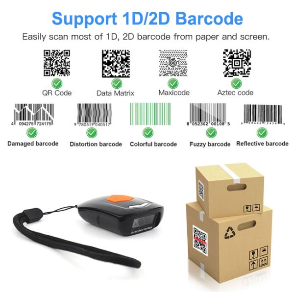 450mAh 2D Barcode Scanner