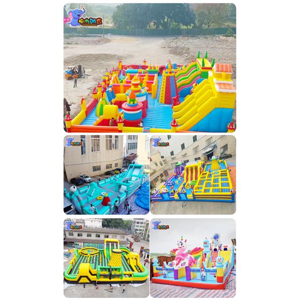 Customization Outdoors Inflatable Bouncy Castle Inflatable Bounce Playground