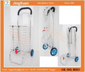 Buy cheap RE1111L Aluminum shopping trolley,Portable Folding Shopping Grocery Basket Cart Trolley Tr product