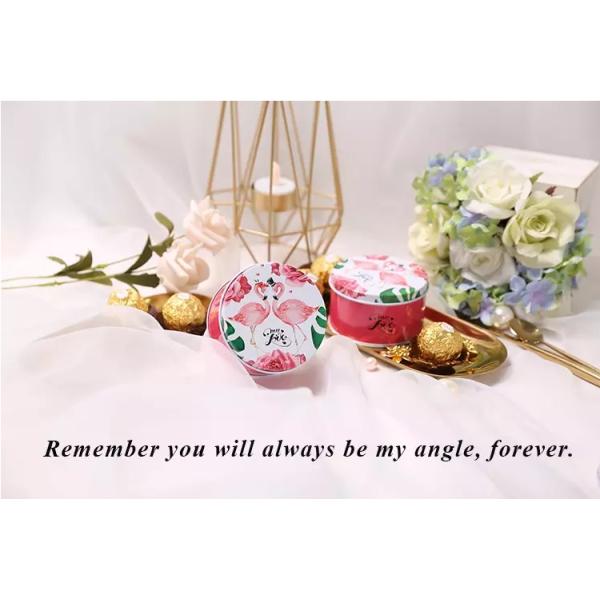 Custom Printed 0.23mm Metal Tin Box With Removable Lid