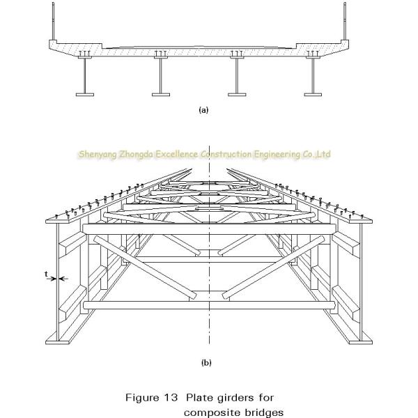 Temporary Q235 GB Standard Structural Steel Bridge