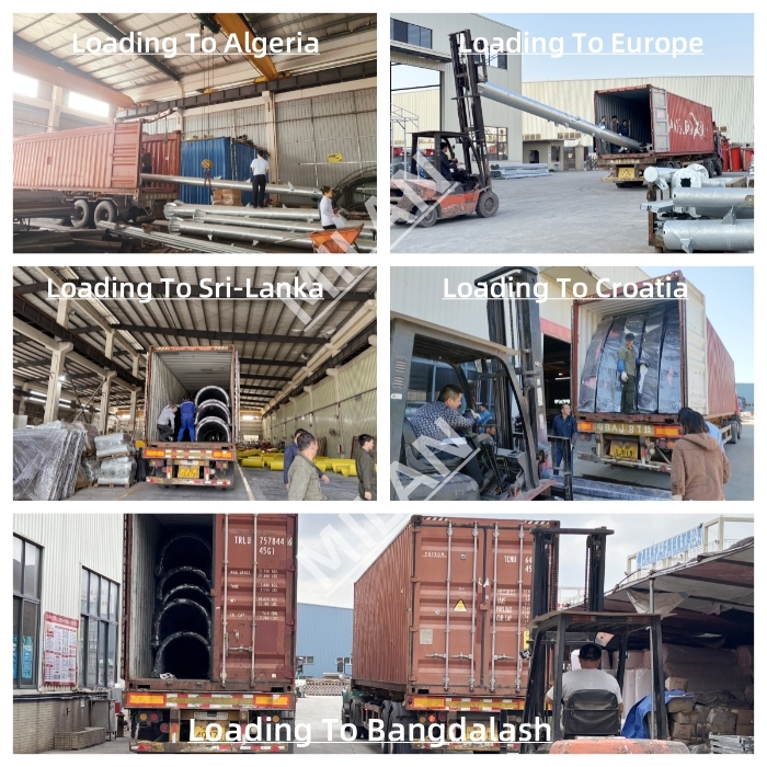 Equipment loading and shipping preparation
