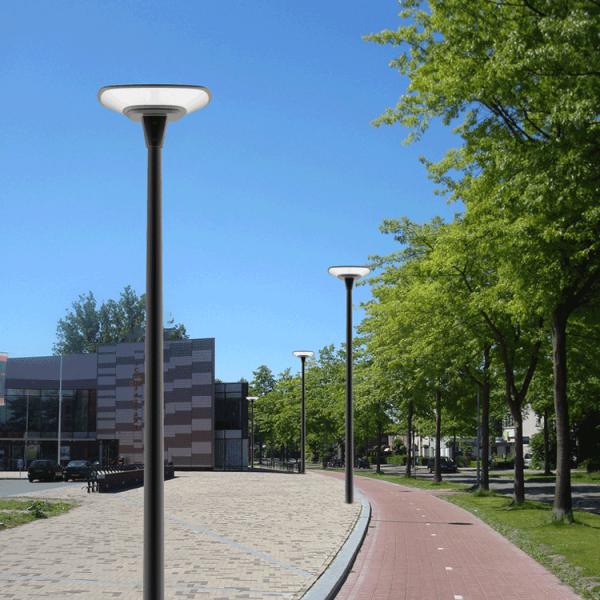 Outdoor Column Solar Powered Smart Garden Motion Sensor LED Lights