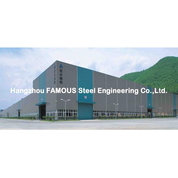 Portal Steel Frame Structural Engineering Designs , Normal / Special Structure Type