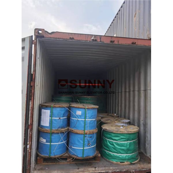 Galvanized Elevator Wire Rope with 8x19S Construction and High-Breaking Load for Traction & Suspension